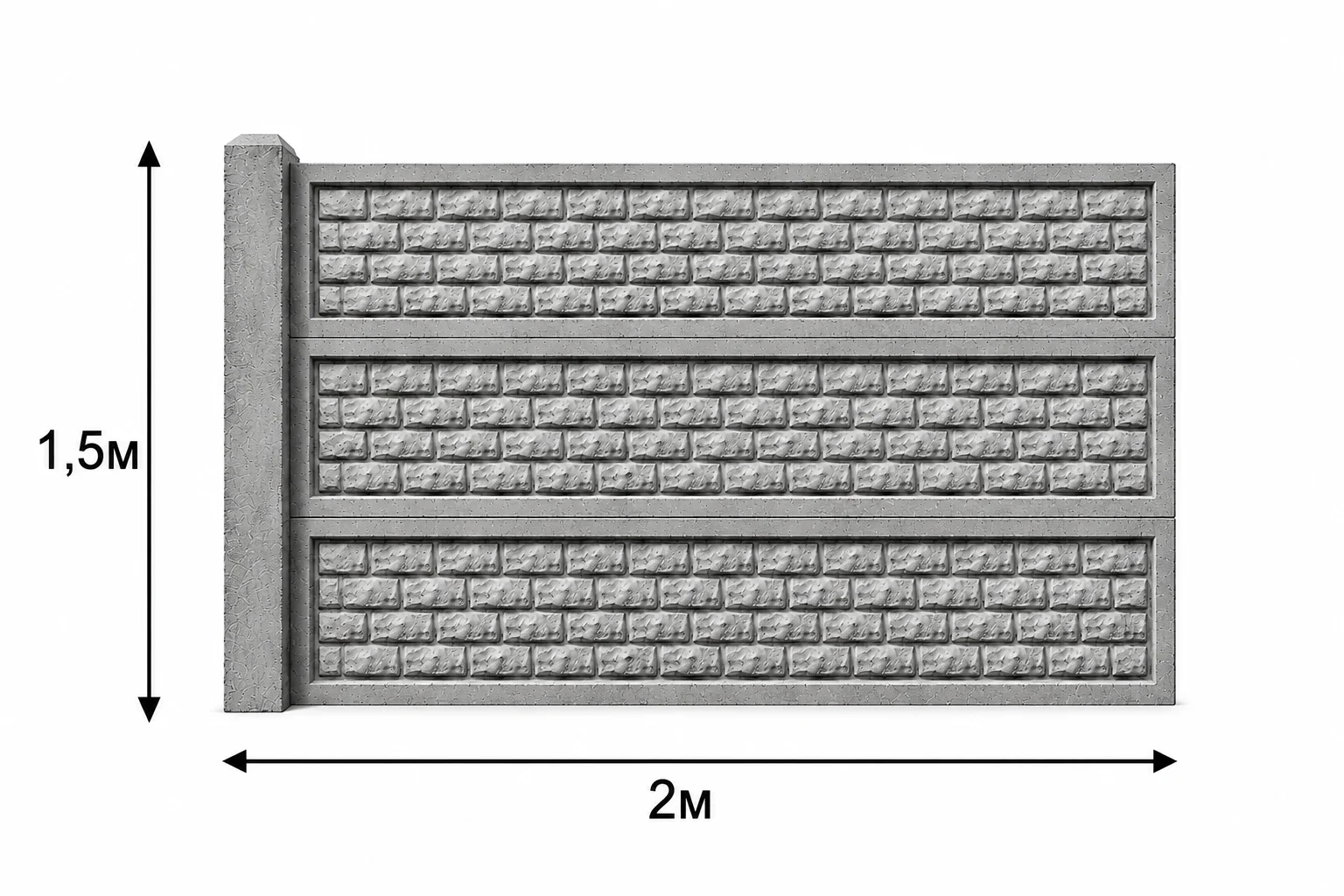 Європаркан 1500×2000 мм